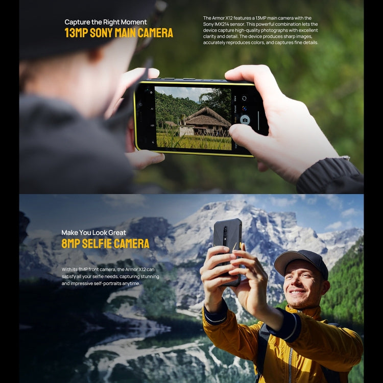 Ulefone Armor X12, Rugged Phone, Face Unlock, 5.45 inch Android 13 Go MediaTek Helio A22 Quad Core, Network: 4G, NFC Ulefone Armor X12, Rugged Phone, Face Unlock, 5.45 inch Android 13 Go MediaTek Helio A22 Quad Core, Network: 4G, NFC
